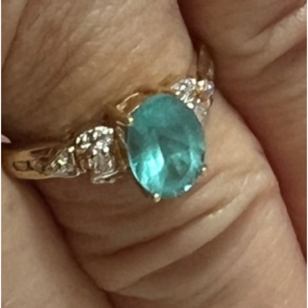Neon Blue Appetite & 14K Gold